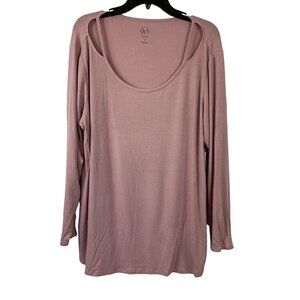 Westport Women's Soft Pink Long Sleeve Soft Blouse